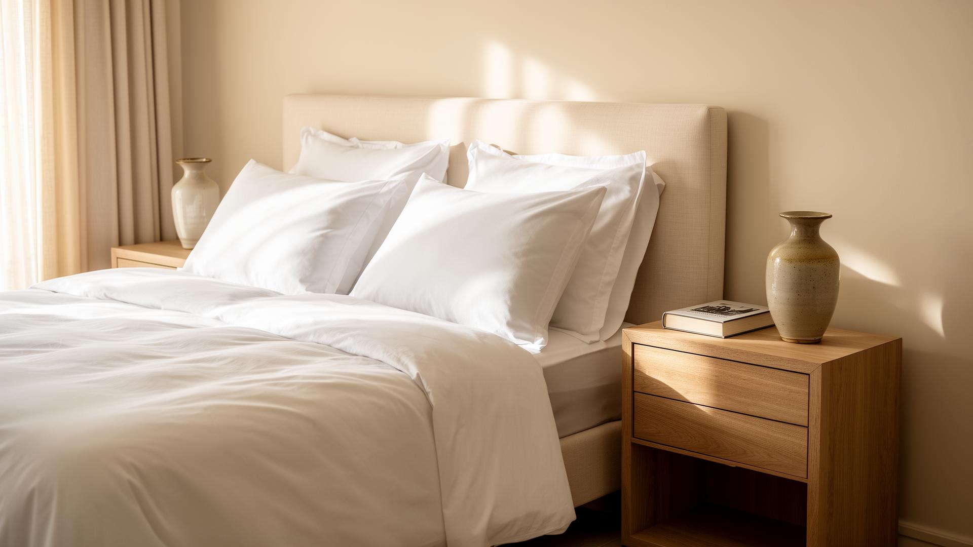 Hotel-crisp bedding